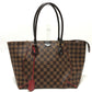 LOUIS VUITTON N41548 ダミエ カイサトートMM カバン 肩掛け ショルダーバッグ ダミエキャンバス レディース エベヌ ブラウン