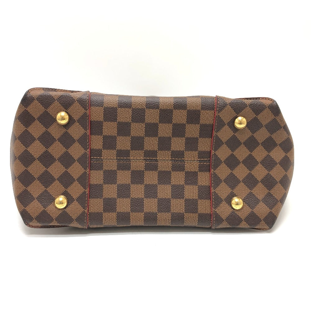 LOUIS VUITTON N41548 ダミエ カイサトートMM カバン 肩掛け ショルダーバッグ ダミエキャンバス レディース エベヌ ブラウン