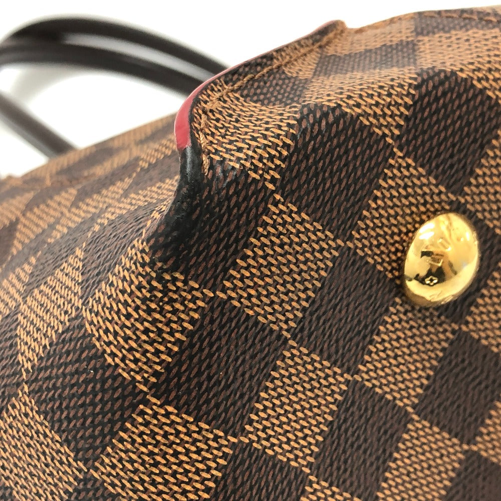 LOUIS VUITTON N41548 ダミエ カイサトートMM カバン 肩掛け ショルダーバッグ ダミエキャンバス レディース エベヌ ブラウン