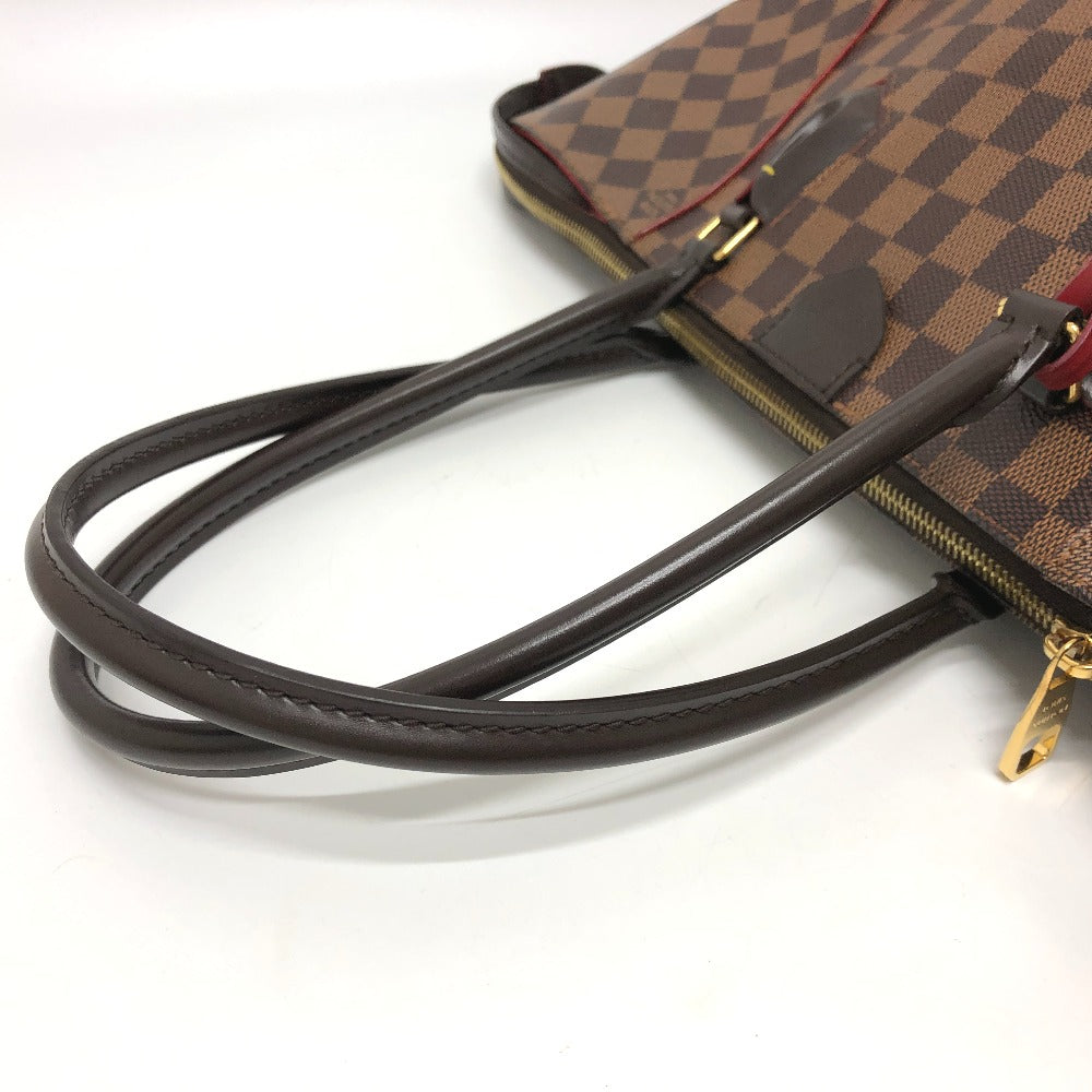 LOUIS VUITTON N41548 ダミエ カイサトートMM カバン 肩掛け ショルダーバッグ ダミエキャンバス レディース エベヌ ブラウン
