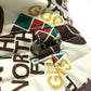 GUCCI 652942 リバーシブル ロゴ THE NORTH FACE ノースフェイス コラボ バケットハット 帽子 アウトドア ハット ハット ナイロン ユニセックス ホワイト×ブルー
