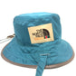 GUCCI 652942 リバーシブル ロゴ THE NORTH FACE ノースフェイス コラボ バケットハット 帽子 アウトドア ハット ハット ナイロン ユニセックス ホワイト×ブルー
