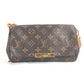 LOUIS VUITTON M40717 モノグラム フェイボリットPM 3WAY ハンドバッグ クラッチバッグ ショルダーバッグ モノグラムキャンバス レディース ブラウン