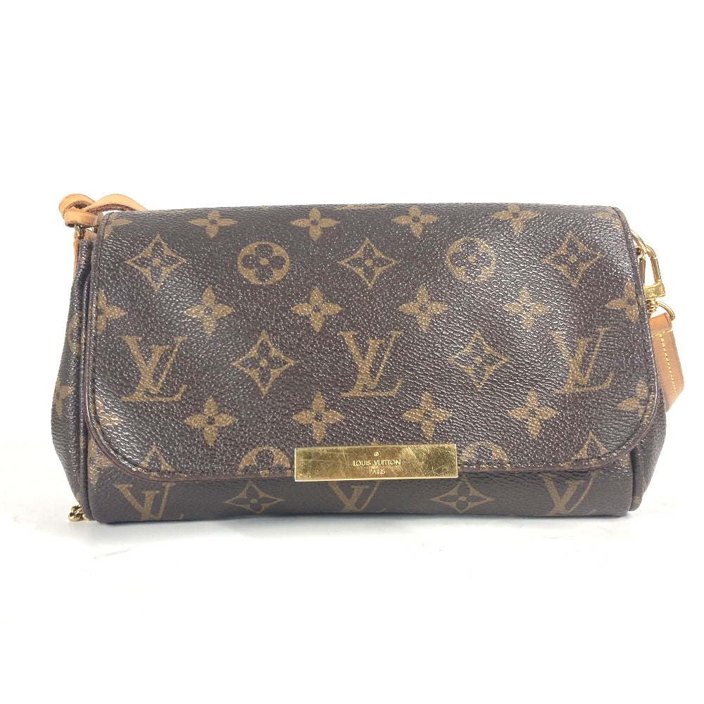 LOUIS VUITTON M40717 モノグラム フェイボリットPM 3WAY ハンドバッグ クラッチバッグ ショルダーバッグ モノグラムキャンバス レディース ブラウン
