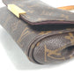 LOUIS VUITTON M40717 モノグラム フェイボリットPM 3WAY ハンドバッグ クラッチバッグ ショルダーバッグ モノグラムキャンバス レディース ブラウン