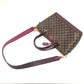 LOUIS VUITTON N41015 ダミエ ハイドパーク 2WAY ショルダーバッグ トートバッグ ハンドバッグ ダミエキャンバス レディース ダミエ×フューシャ ブラウン×ピンク系