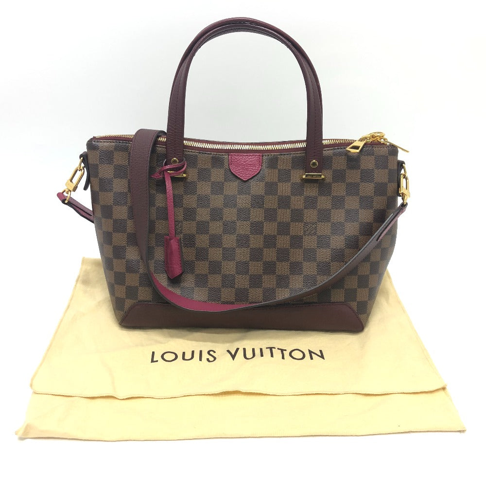 LOUIS VUITTON N41015 ダミエ ハイドパーク 2WAY ショルダーバッグ トートバッグ ハンドバッグ ダミエキャンバス レディース ダミエ×フューシャ ブラウン×ピンク系