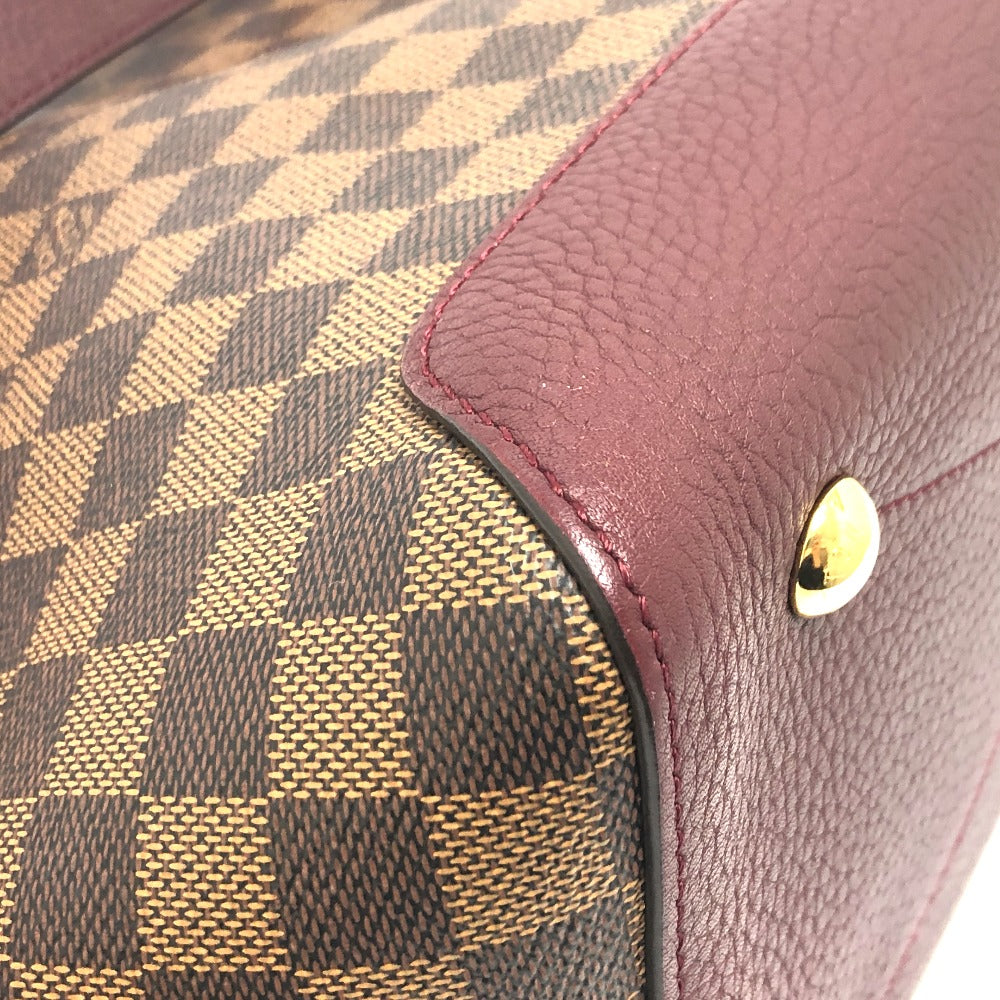 LOUIS VUITTON N41015 ダミエ ハイドパーク 2WAY ショルダーバッグ トートバッグ ハンドバッグ ダミエキャンバス レディース ダミエ×フューシャ ブラウン×ピンク系