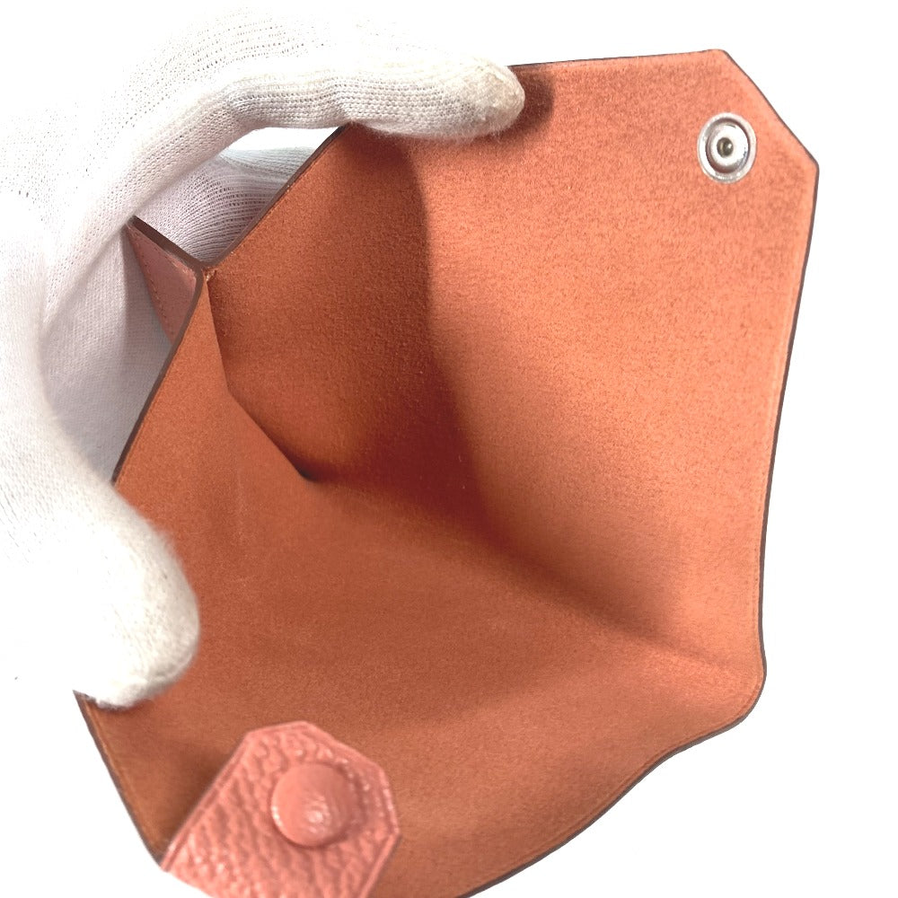 HERMES トラベルグッズ ターマック PM シンプル パスポートケース エプソン レディース ピンク系 - brandshop-reference