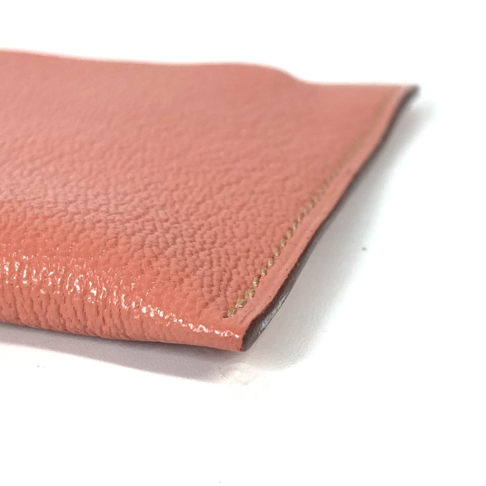 HERMES トラベルグッズ ターマック PM シンプル パスポートケース エプソン レディース ピンク系 - brandshop-reference