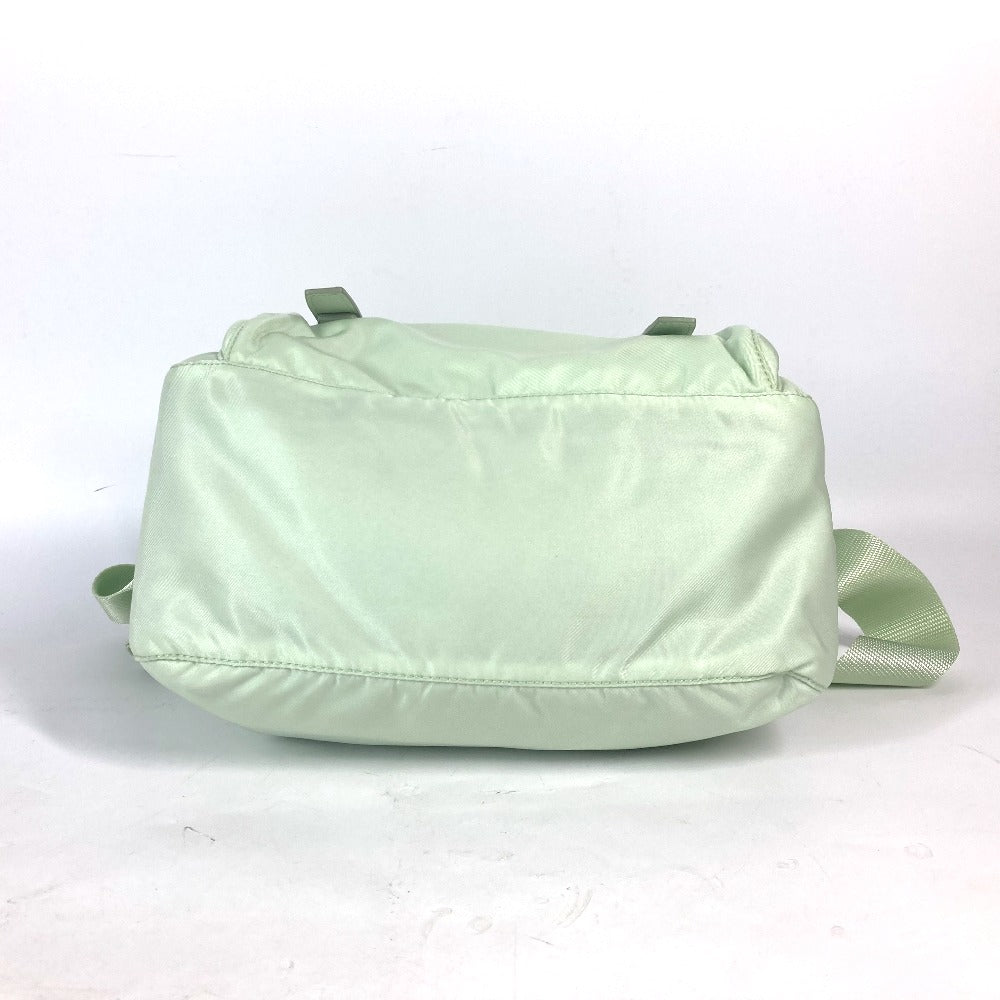 PRADA 1BD953 トライアングルロゴ 三角ロゴ プレート Re-Nylon 斜め掛け 肩掛け カバン ポーチ付き ショルダーバッグ ナイロン レディース ACQUA アクア グリーン - brandshop-reference