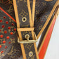 LOUIS VUITTON M95174 モノグラムペルフォ パンチング ミュゼット カバン 斜め掛け ショルダーバッグ モノグラムキャンバス レディース ブラウン×オレンジ - brandshop-reference