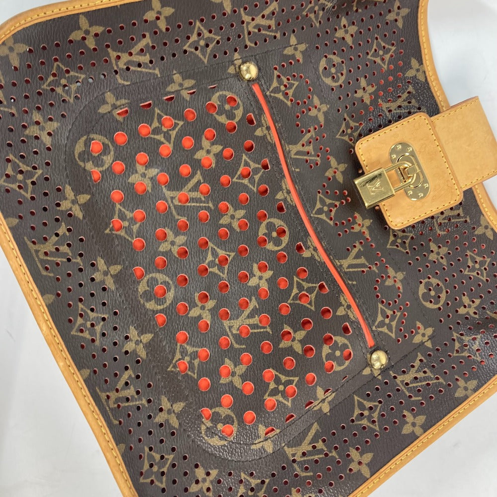 LOUIS VUITTON M95174 モノグラムペルフォ パンチング ミュゼット カバン 斜め掛け ショルダーバッグ モノグラムキャンバス レディース ブラウン×オレンジ - brandshop-reference