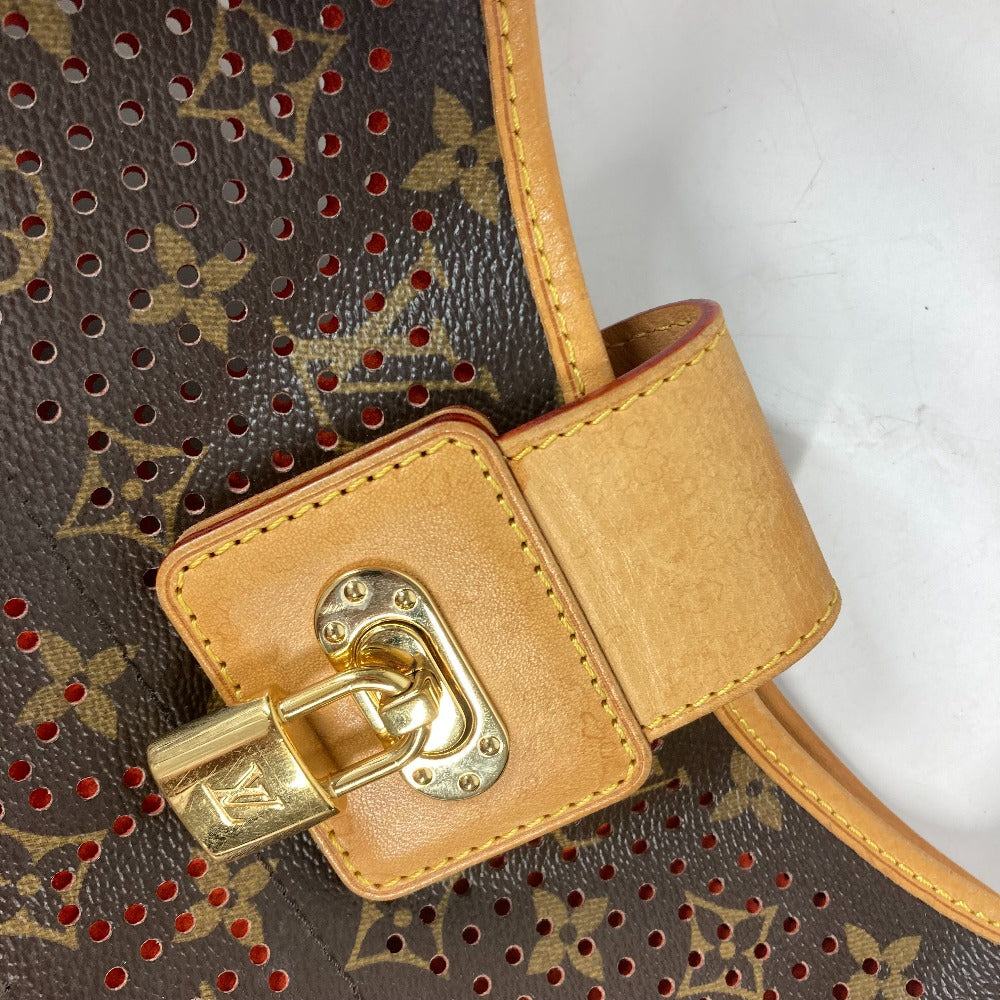 LOUIS VUITTON M95174 モノグラムペルフォ パンチング ミュゼット カバン 斜め掛け ショルダーバッグ モノグラムキャンバス レディース ブラウン×オレンジ - brandshop-reference