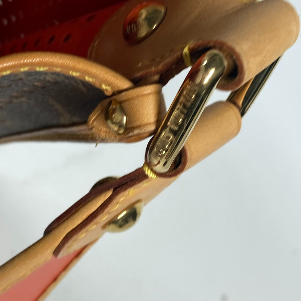 LOUIS VUITTON M95174 モノグラムペルフォ パンチング ミュゼット カバン 斜め掛け ショルダーバッグ モノグラムキャンバス レディース ブラウン×オレンジ - brandshop-reference