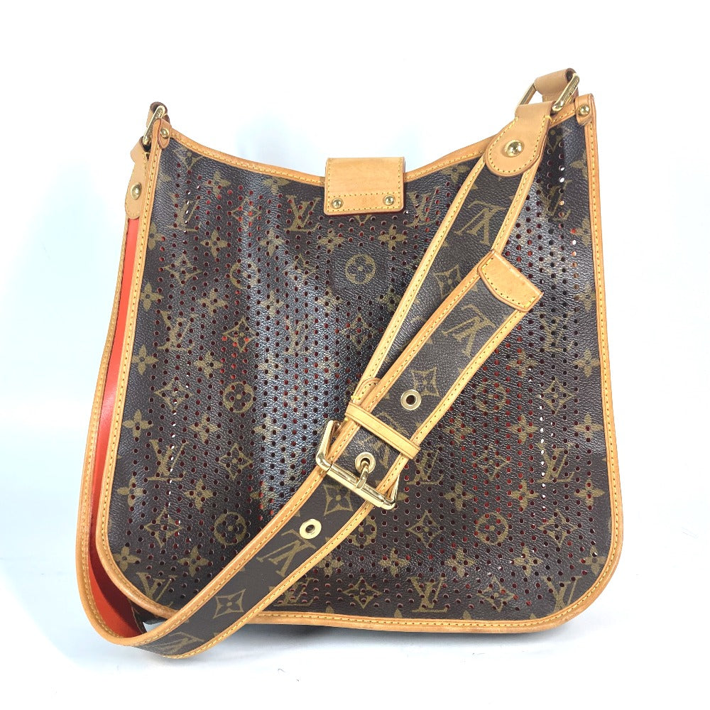 LOUIS VUITTON M95174 モノグラムペルフォ パンチング ミュゼット カバン 斜め掛け ショルダーバッグ モノグラムキャンバス レディース ブラウン×オレンジ - brandshop-reference