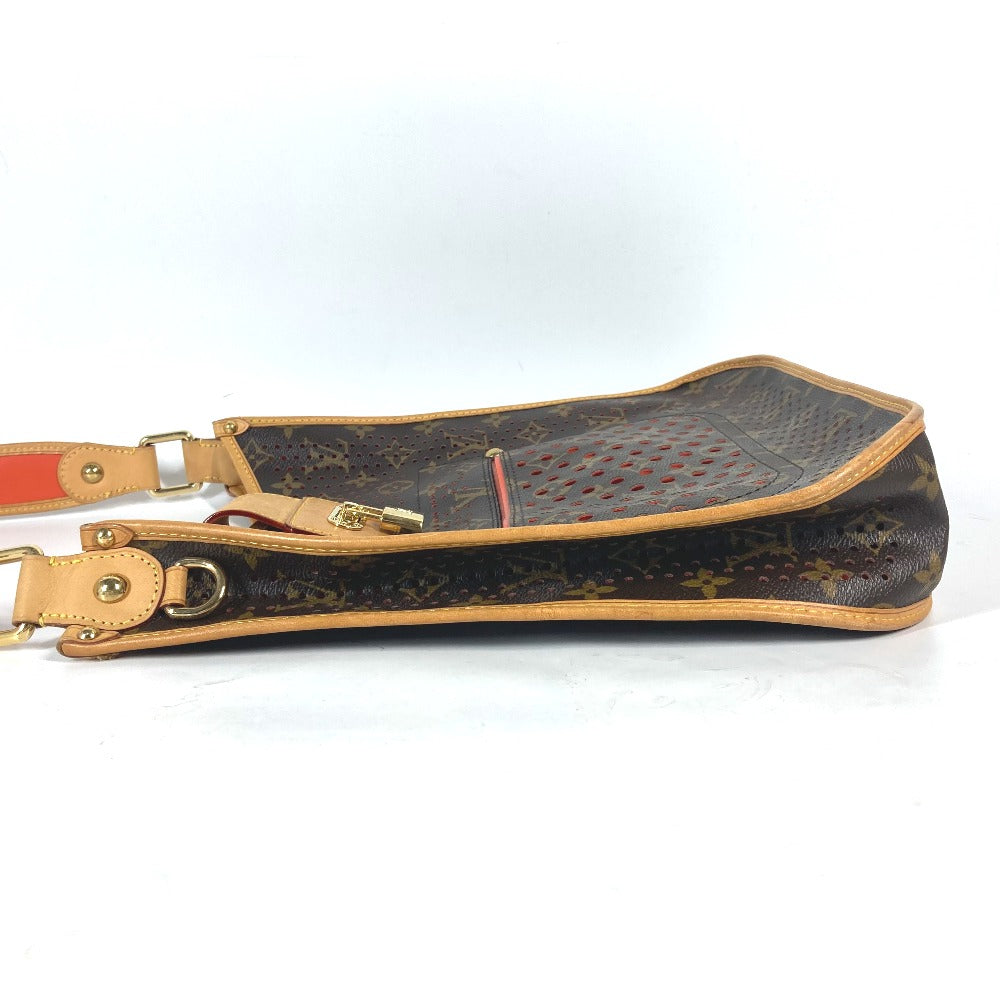 LOUIS VUITTON M95174 モノグラムペルフォ パンチング ミュゼット カバン 斜め掛け ショルダーバッグ モノグラムキャンバス レディース ブラウン×オレンジ - brandshop-reference
