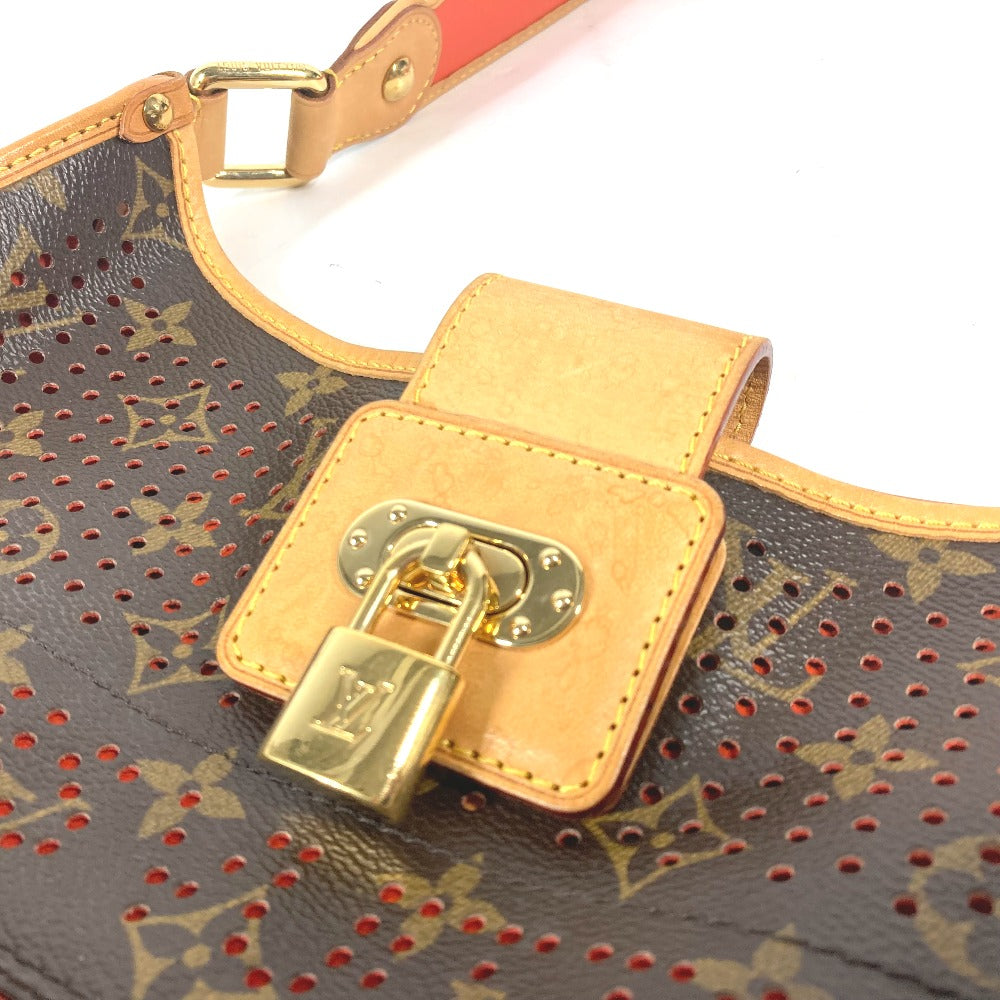 LOUIS VUITTON M95174 モノグラムペルフォ パンチング ミュゼット カバン 斜め掛け ショルダーバッグ モノグラムキャンバス レディース ブラウン×オレンジ - brandshop-reference