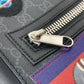 GUCCI 474137 GG タイガー ワッペン クーリエ 斜め掛け カバン メッセンジャーバッグ ショルダーバッグ GGスプリームキャンバス メンズ ブラックxマルチカラー - brandshop-reference