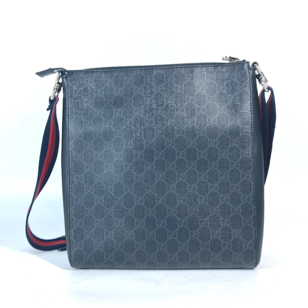 GUCCI 474137 GG タイガー ワッペン クーリエ 斜め掛け カバン メッセンジャーバッグ ショルダーバッグ GGスプリームキャンバス メンズ ブラックxマルチカラー - brandshop-reference