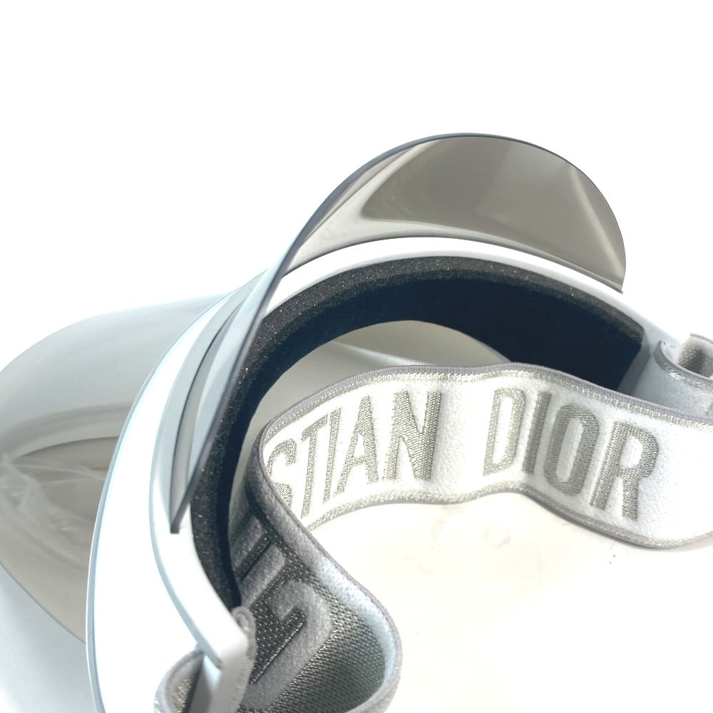Dior DIORCLUB ディオールクラブ ロゴ 帽子 バイザー サンバイザー プラスチック レディース ホワイト - brandshop-reference