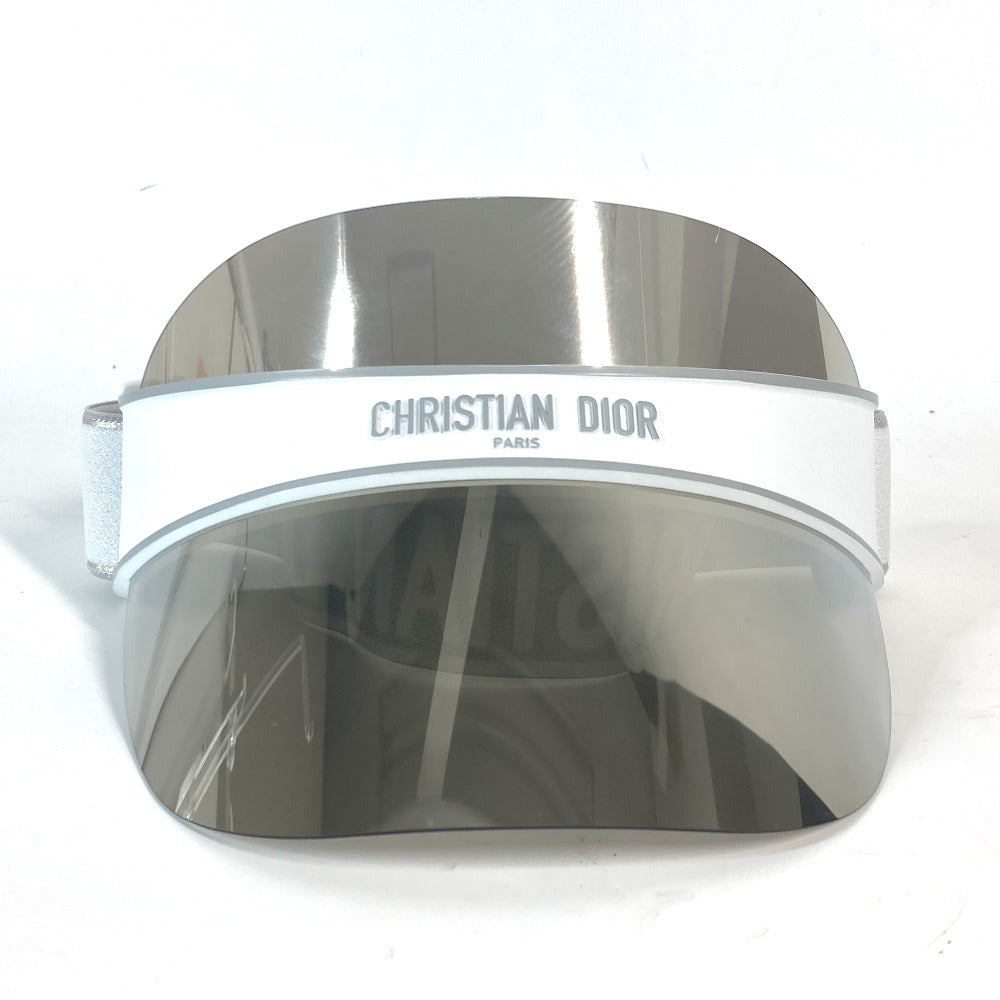 Dior DIORCLUB ディオールクラブ ロゴ 帽子 バイザー サンバイザー プラスチック レディース ホワイト - brandshop-reference