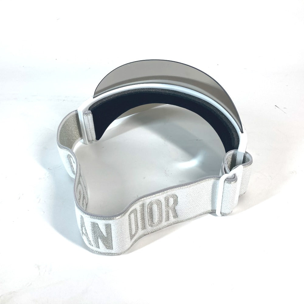 Dior DIORCLUB ディオールクラブ ロゴ 帽子 バイザー サンバイザー プラスチック レディース ホワイト - brandshop-reference