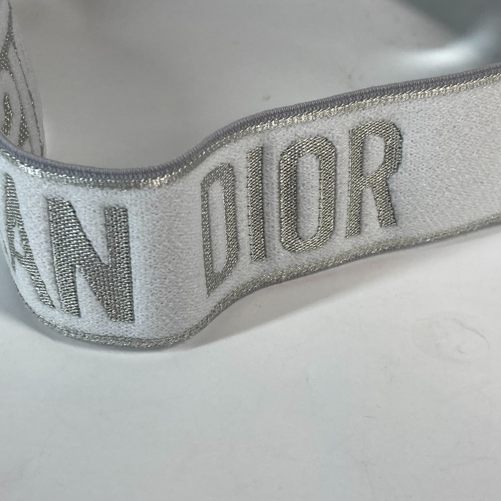 Dior DIORCLUB ディオールクラブ ロゴ 帽子 バイザー サンバイザー プラスチック レディース ホワイト - brandshop-reference