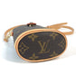 LOUIS VUITTON M80874 モノグラム フォールド ミー ポーチ 斜め掛け 肩掛け ポシェット ショルダーバッグ モノグラムキャンバス レディース ブラウン