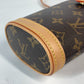 LOUIS VUITTON M80874 モノグラム フォールド ミー ポーチ 斜め掛け 肩掛け ポシェット ショルダーバッグ モノグラムキャンバス レディース ブラウン