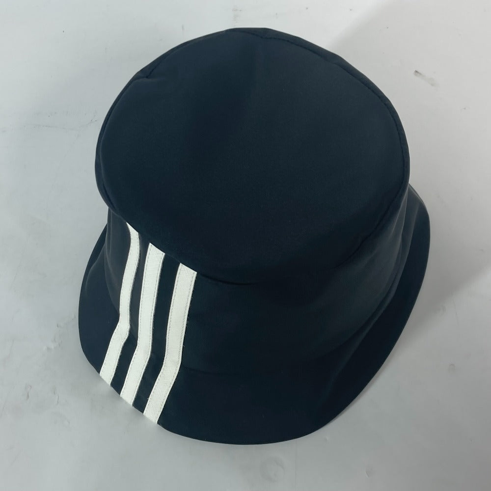 PRADA 2HC137 三角ロゴプレート スリーストライプス adidas アディダス コラボ ハット帽 帽子 バケットハット ボブハット ハット ナイロン ユニセックス ブラック - brandshop-reference