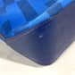 HERMES Hand Bag Ambier GM 40 Bag Shoulder Bag Tote Bag Leather/Canvas blue Used