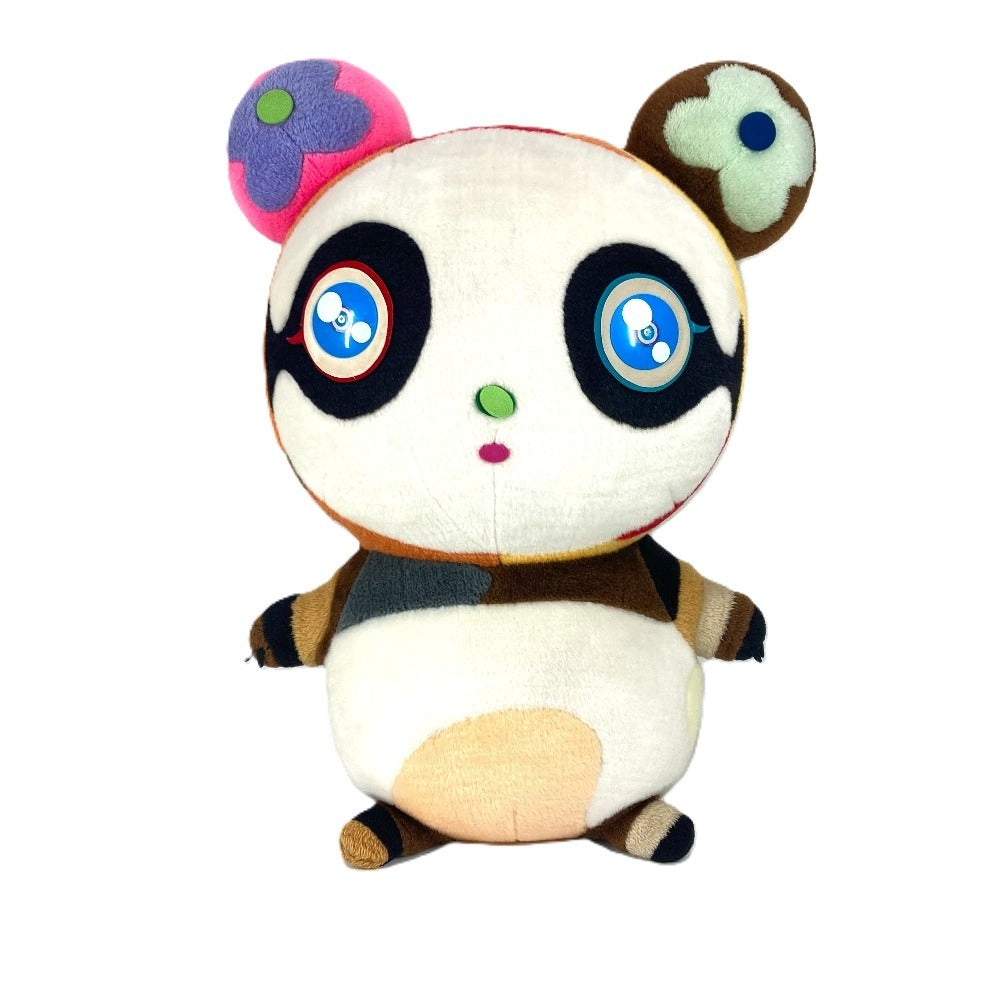 LOUIS VUITTON M99960 Monogram Petit Panda Panta, a collaboration with Takashi Murakami, limited to 150 pieces worldwide. LV plush doll, polyester, for women.