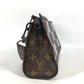 LOUIS VUITTON M81588 モノグラム チェス ダミエ スタンド ポーチ ポーチ カバン ストラップ付 クラッチバッグ ビニール ユニセックス ブラウン