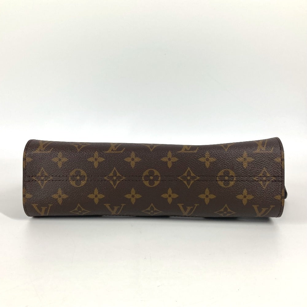 LOUIS VUITTON M81588 モノグラム チェス ダミエ スタンド ポーチ ポーチ カバン ストラップ付 クラッチバッグ ビニール ユニセックス ブラウン