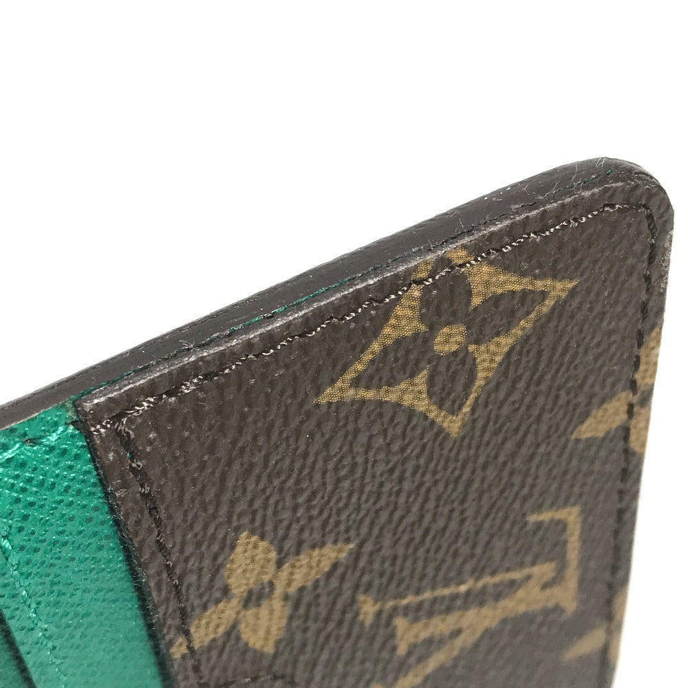LOUIS VUITTON モノグラム 2011年 心斎橋 リニューアル記念 カードホルダー 名刺入れ パスケース カードケース モノグラムキャンバス レディース ブラウン