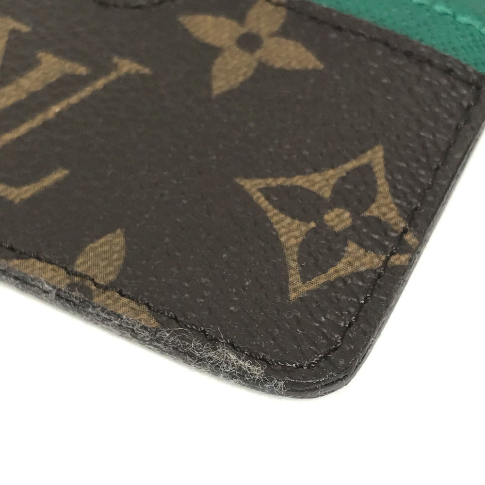 LOUIS VUITTON モノグラム 2011年 心斎橋 リニューアル記念 カードホルダー 名刺入れ パスケース カードケース モノグラムキャンバス レディース ブラウン