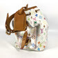 LOUIS VUITTON M42229 Monogram Multicolore Petit Noé Drawstring Shoulder Bag in Monogram Multicolore Canvas, Women's, Blanc and White
