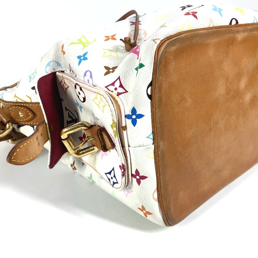 LOUIS VUITTON M42229 MonogramMulticolore Petit Noe Bag Drawstring Shoulder Shoulder Bag MonogramMulticoloreCanvas Blanc White Used
