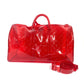 LOUIS VUITTON M53274 Monogram Prism Clear Keepall Bandouliere 50 Bags Travel Bags Shoulder Bags Duffle Bag Vinyl Red Used