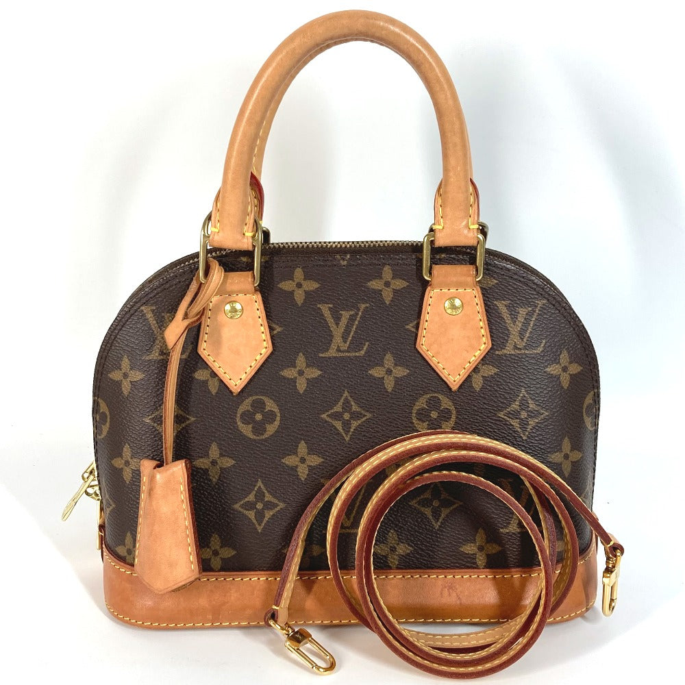 LOUIS VUITTON M53152 モノグラム アルマBB 斜め掛け 2WAYバッグ ハンドバッグ ショルダーバッグ モノグラムキャンバス レディース ブラウン