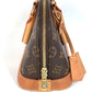 LOUIS VUITTON M53152 モノグラム アルマBB 斜め掛け 2WAYバッグ ハンドバッグ ショルダーバッグ モノグラムキャンバス レディース ブラウン