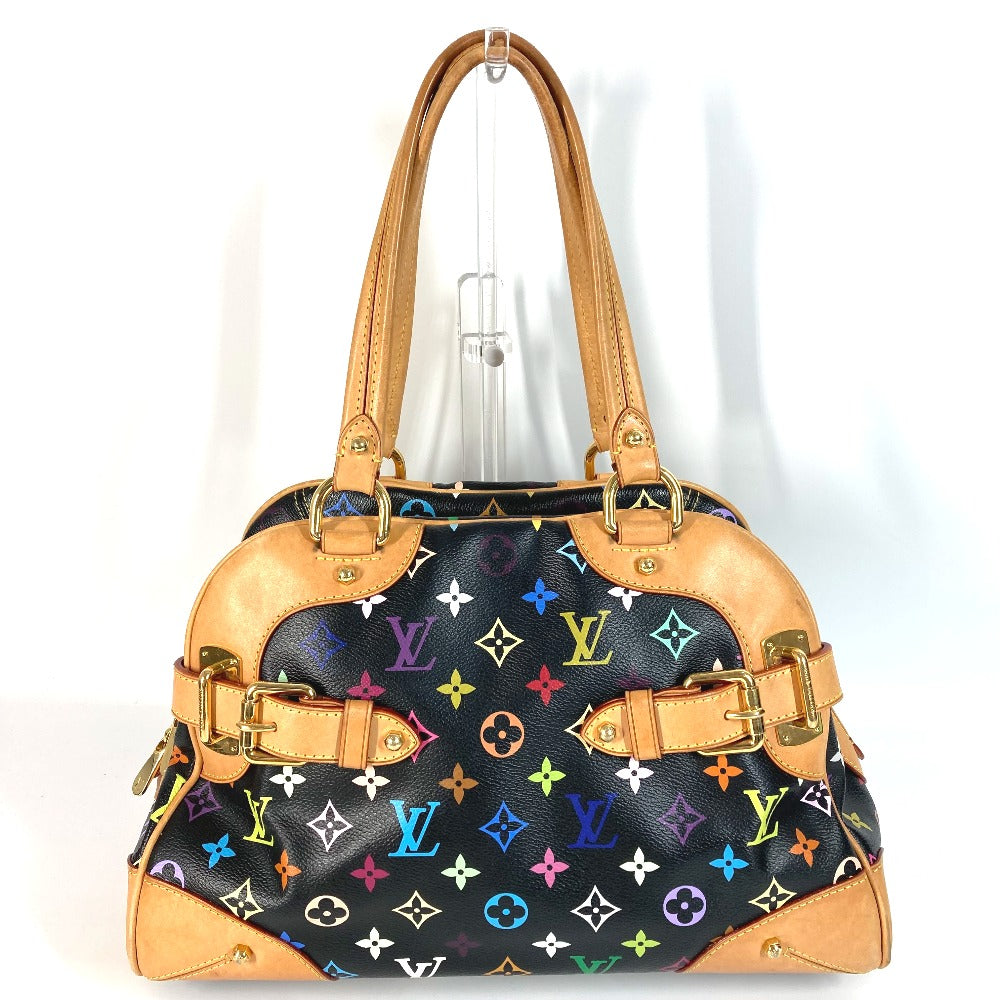 LOUIS VUITTON M40194 モノグラムマルチカラー クラウディア 肩掛け ボストンバッグ ハンドバッグ カバン ショルダーバッグ モノグラムマルチカラーキャンバス レディース ノワール ブラック