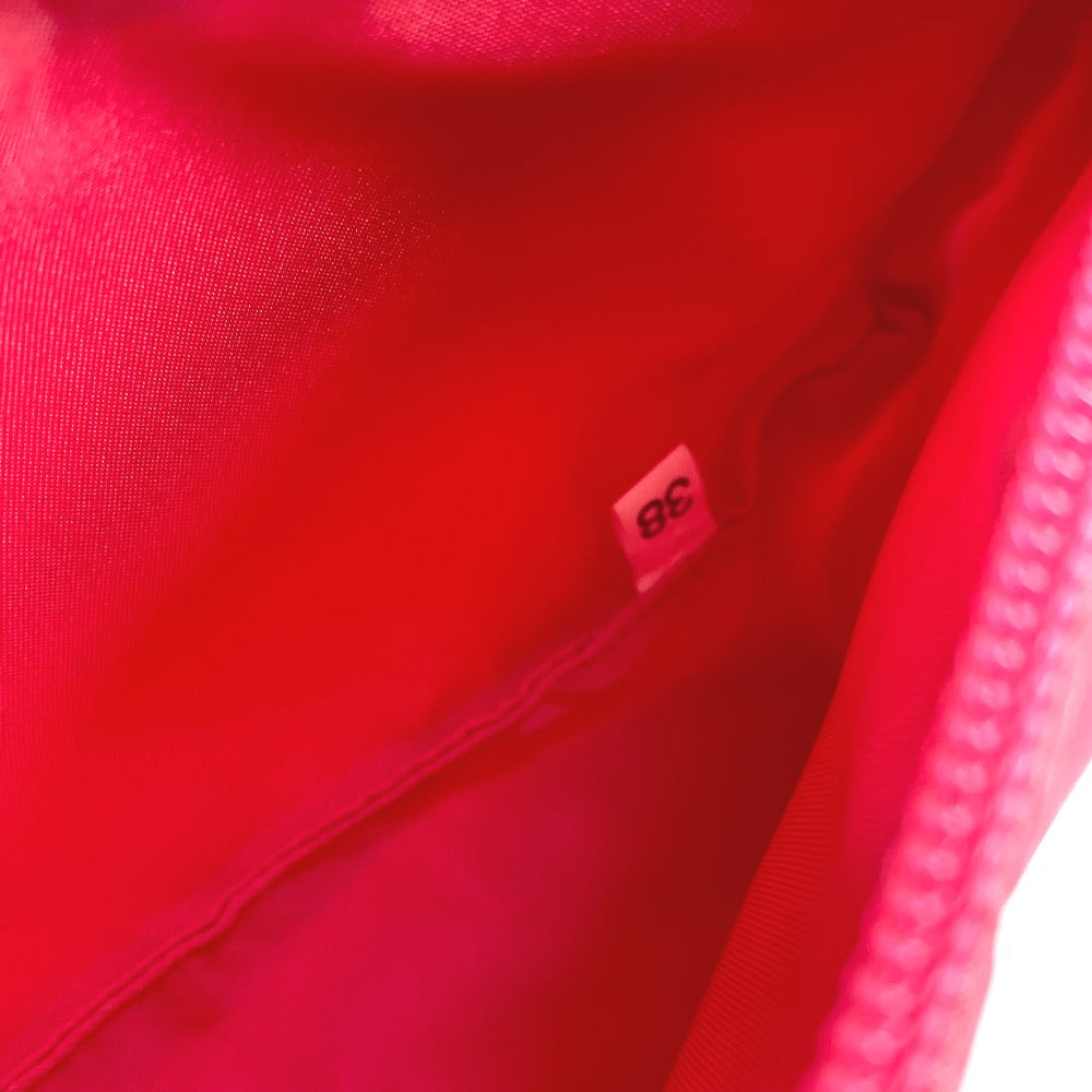 PRADA MV633 トライアングルロゴ 三角ロゴ プレート カバン 肩掛け ハンドバッグ アクセサリーポーチ ショルダーバッグ ナイロン レディース ピンク