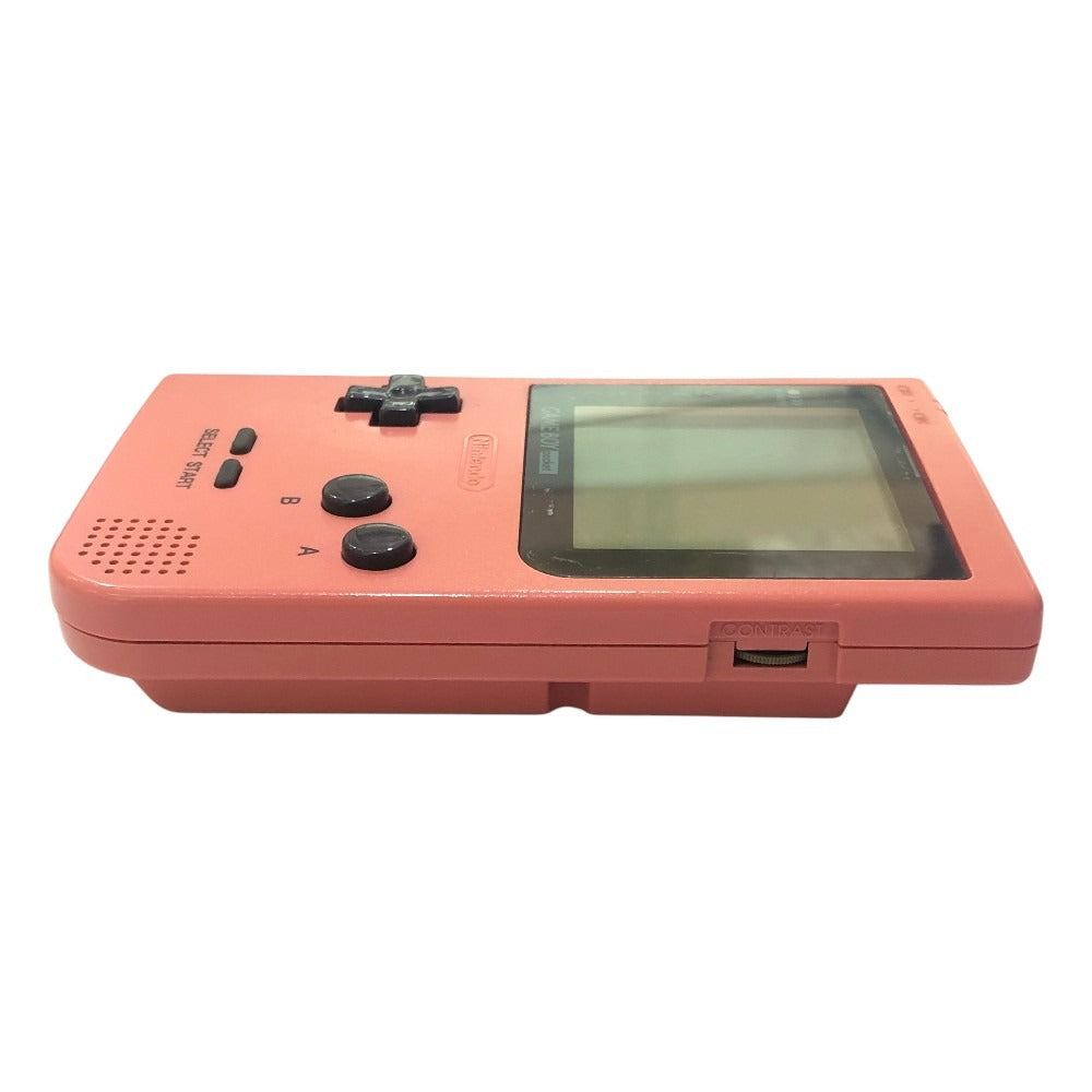 Nintendo MGB-001 Nintendo Game Boy Pocket Game console, main unit, hobby, GBP game machine Plastic pink Used