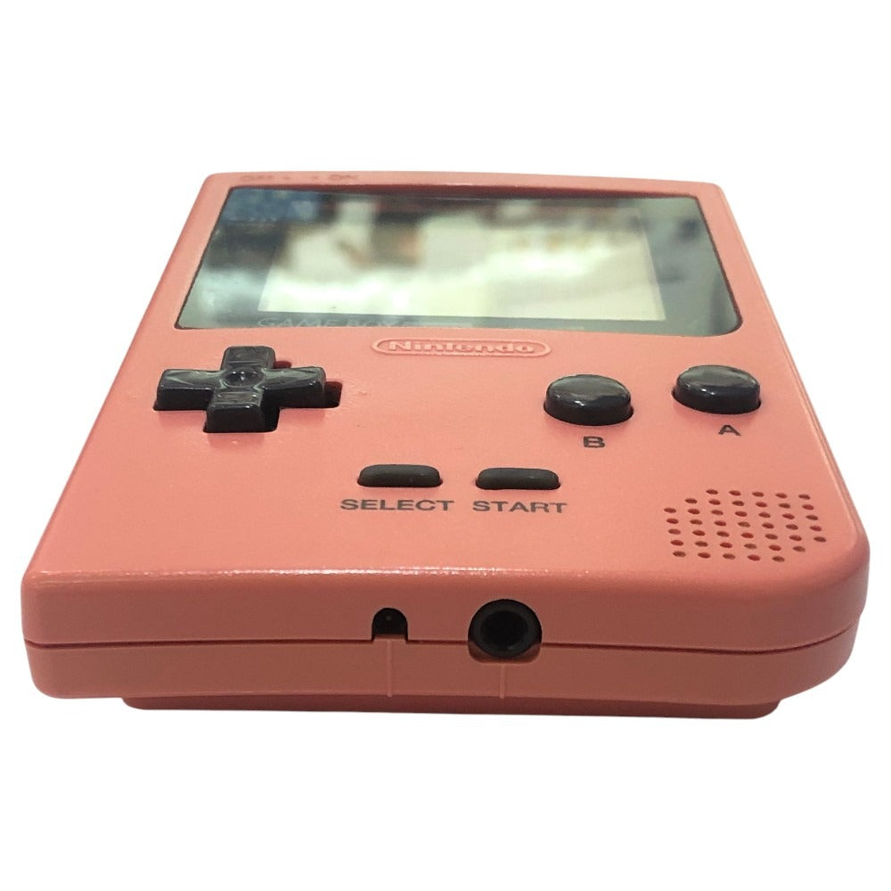 Nintendo MGB-001 Nintendo Game Boy Pocket Game console, main unit, hobby, GBP game machine Plastic pink Used