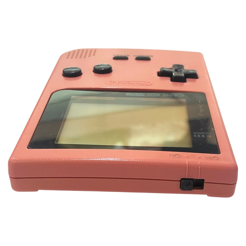 Nintendo MGB-001 Nintendo Game Boy Pocket Game console, main unit, hobby, GBP game machine Plastic pink Used