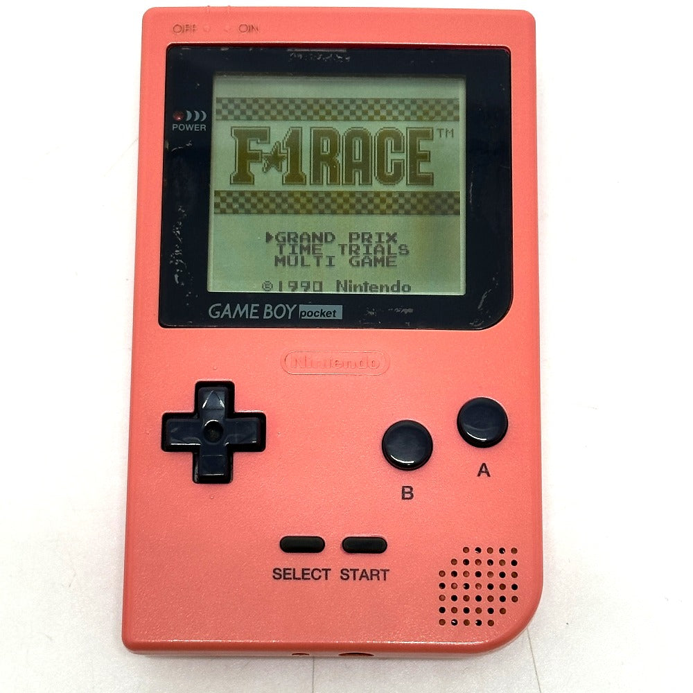 Nintendo MGB-001 Nintendo Game Boy Pocket Game console, main unit, hobby, GBP game machine Plastic pink Used