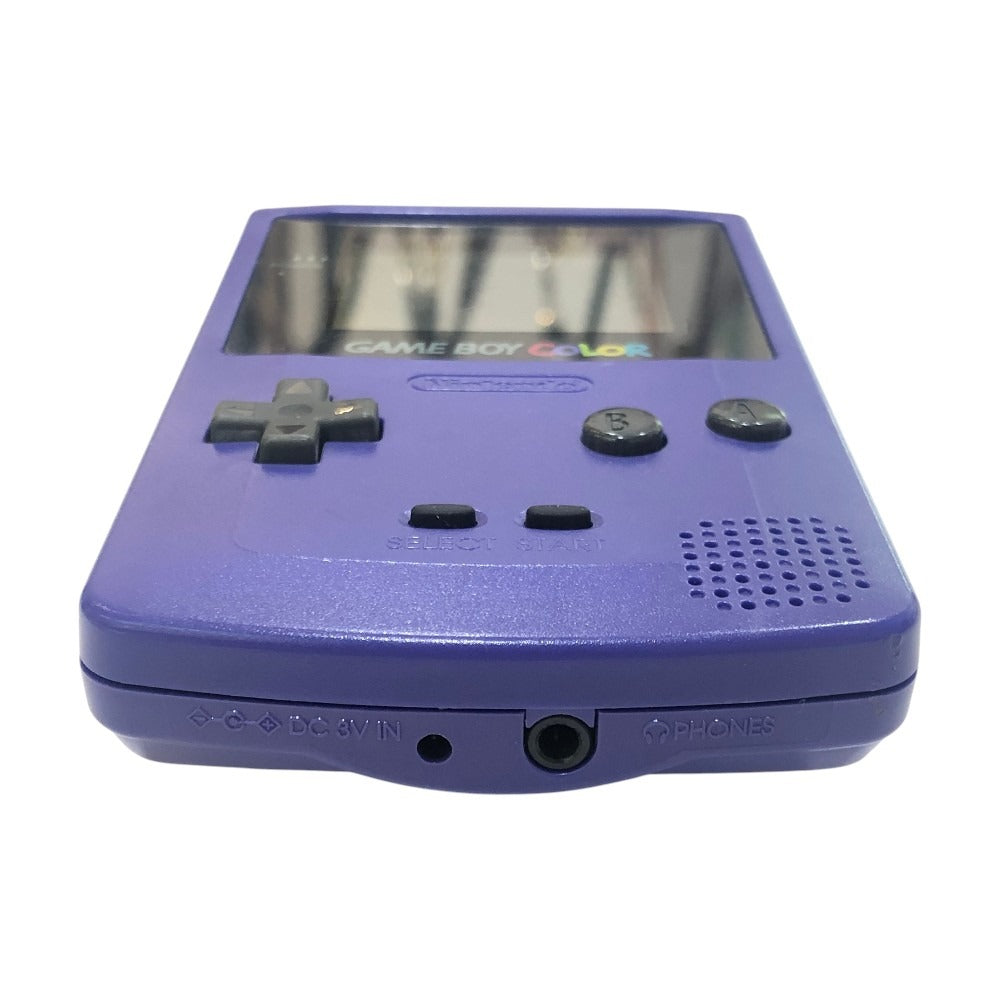 Nintendo CGB-001 Nintendo GAMEBOY COLOR Game console, home unit, hobby, retro game, GBC game machine Plastic purple Used