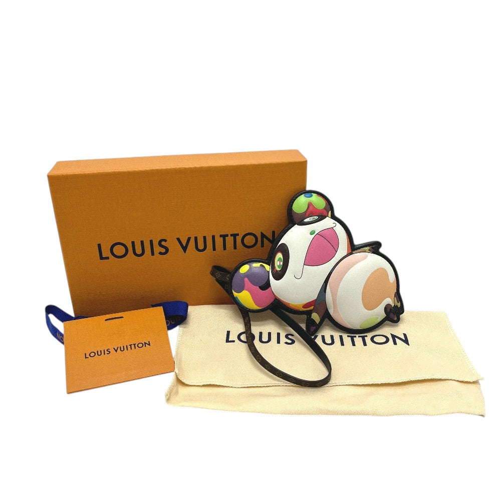 LOUIS VUITTON M02440 LV × TM Takashi Murakami Collaboration Bag Charm - Super Flat Panda Strap Key Holder Bag Charm MonogramCanvas Multicolore Used